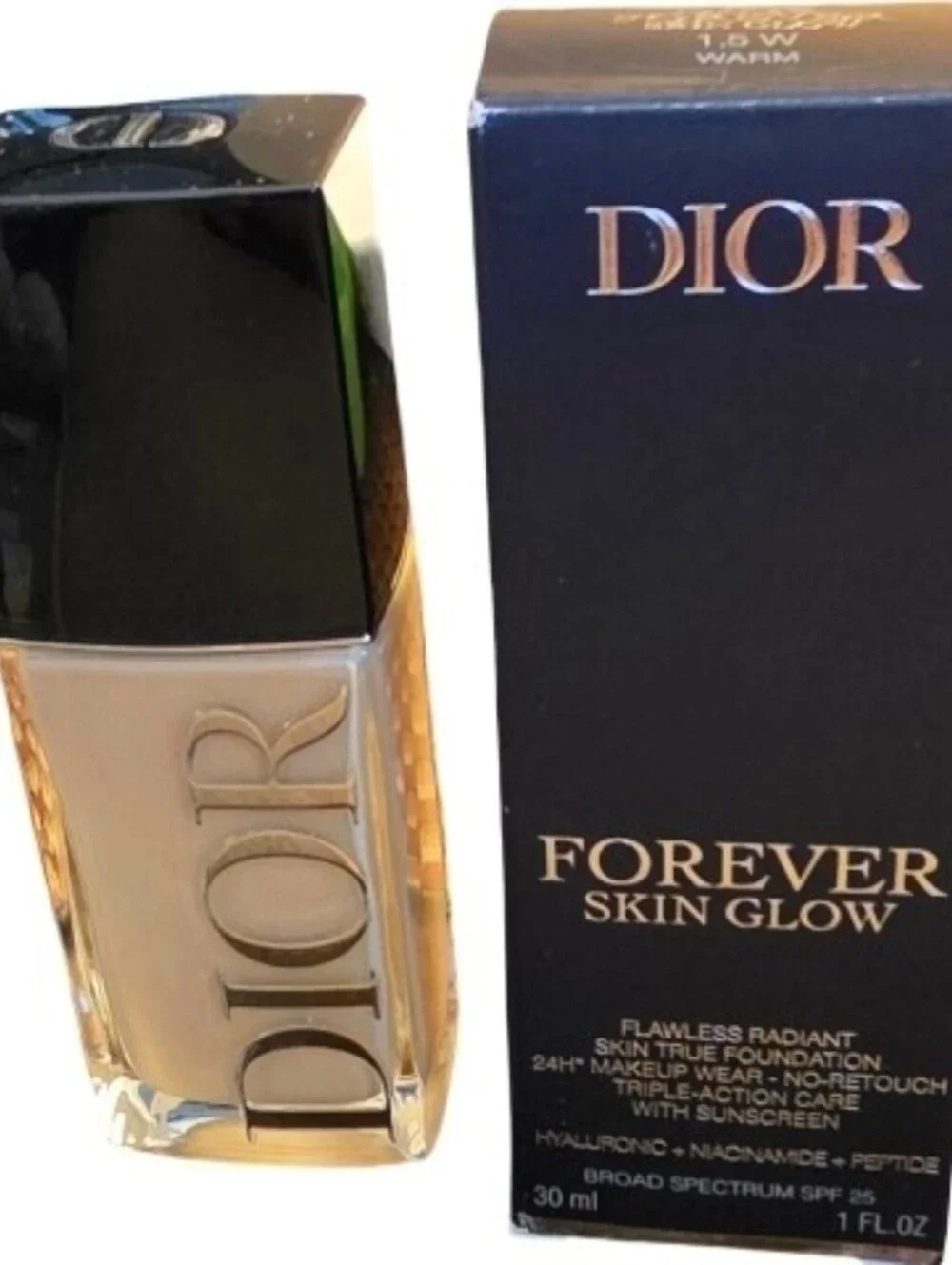 Dior Forever Skin Glow Foundation - 24h Wear - 1.5W Warm New